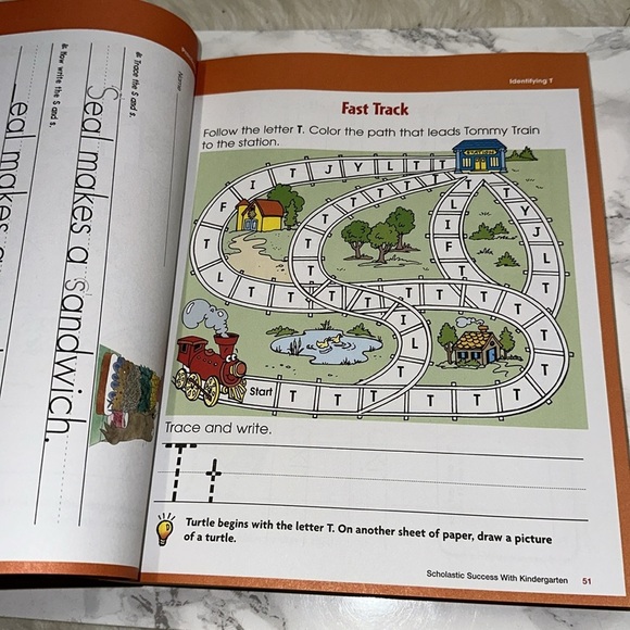 Scholastic Kindergarten Workbook - Yellow and Blue - Picture 4 of 17